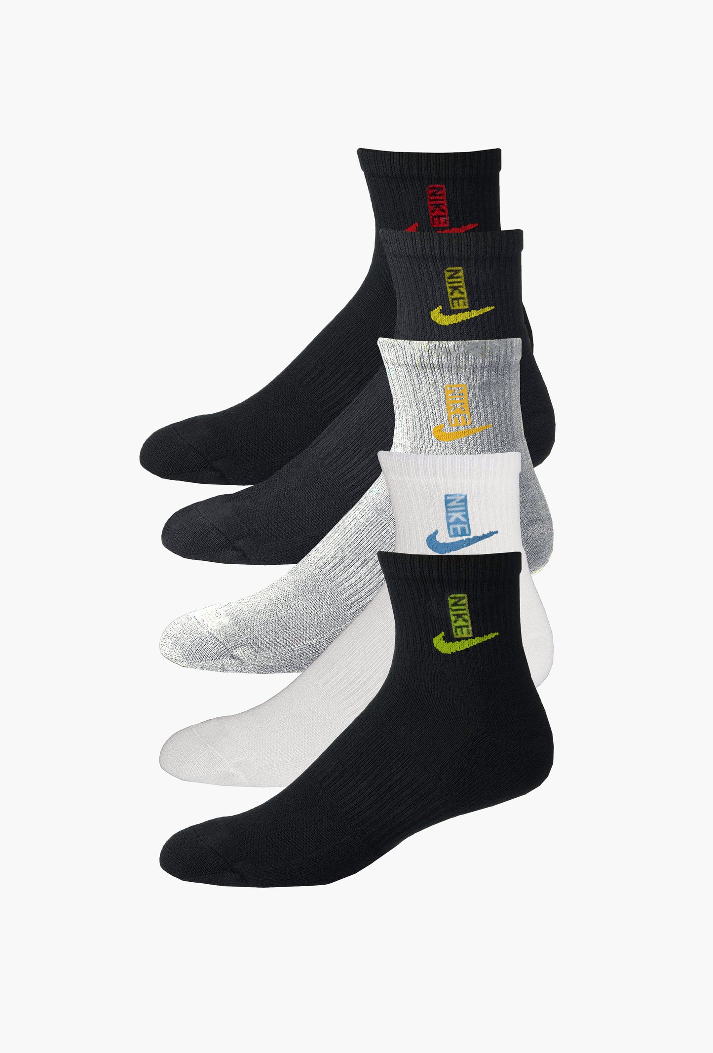 NIK2 Quarter Socks (Pack of 5)