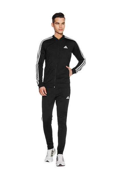 Adi Black with White Strips - Winter Tracksuit