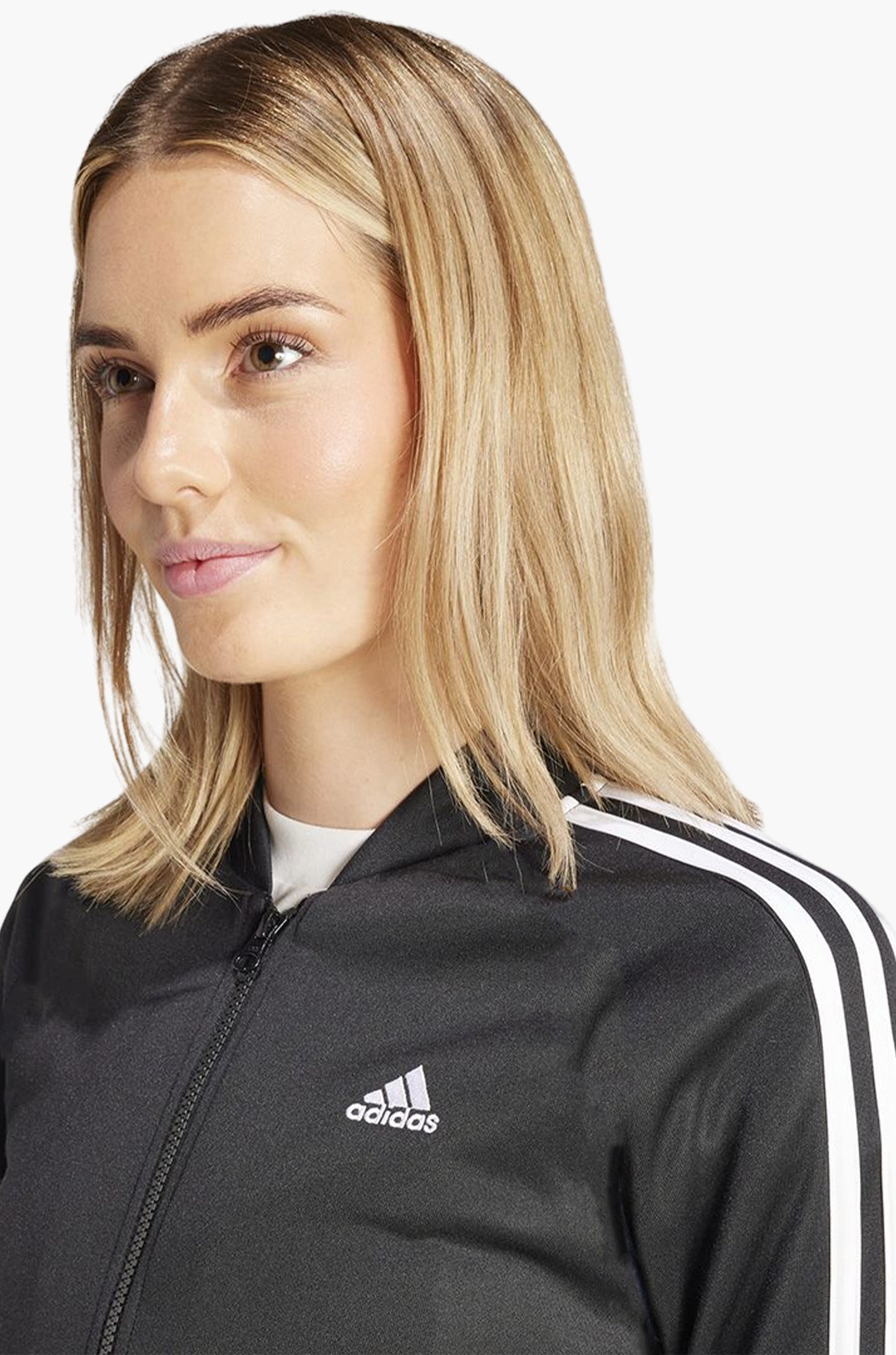 Adi Black with White Strips - Winter Tracksuit