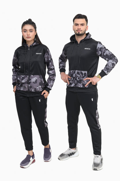 Black Camo Strike - Winter Tracksuit