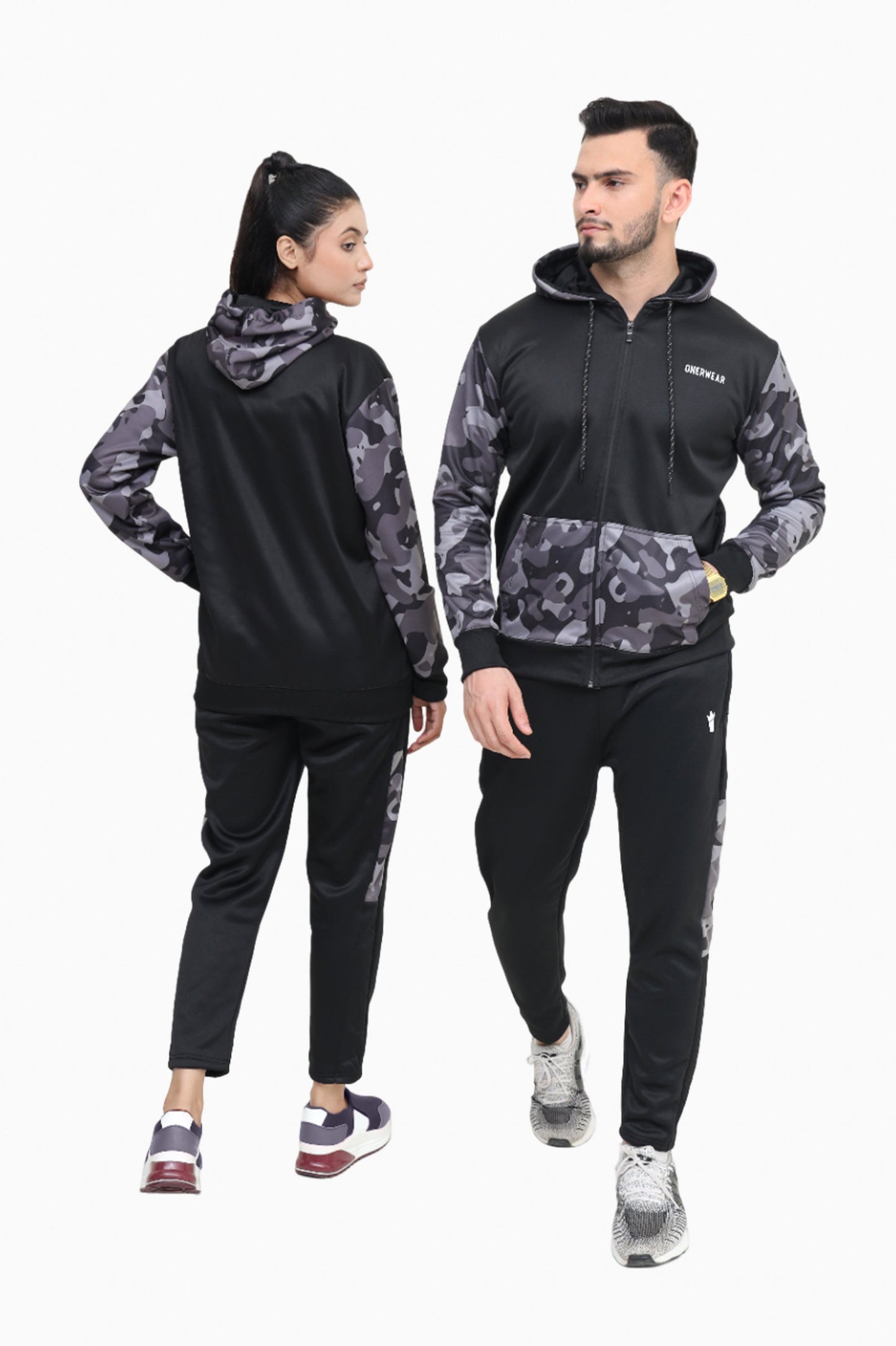 Black Camo Strike - Winter Tracksuit