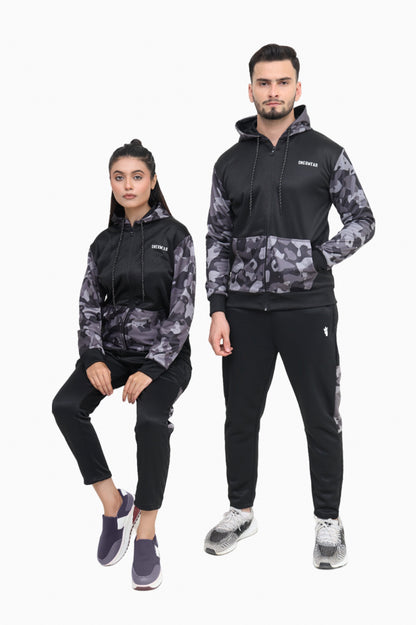 Black Camo Strike - Winter Tracksuit