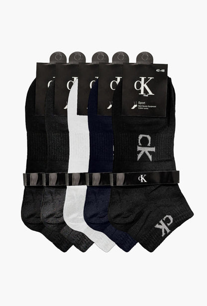 CK Ankle Socks (Pack of 5)