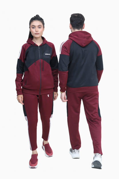 Maroon Velocity - Winter Tracksuit