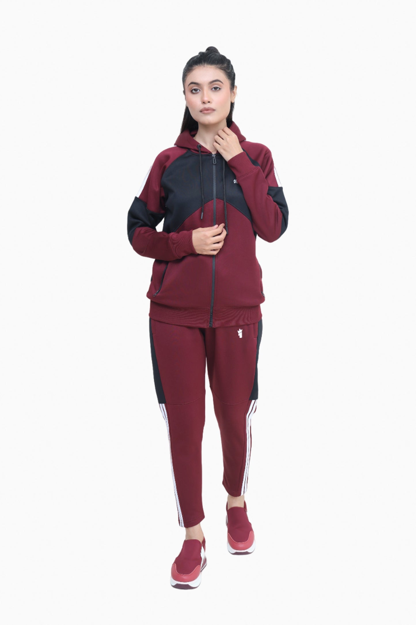 Maroon Velocity - Winter Tracksuit