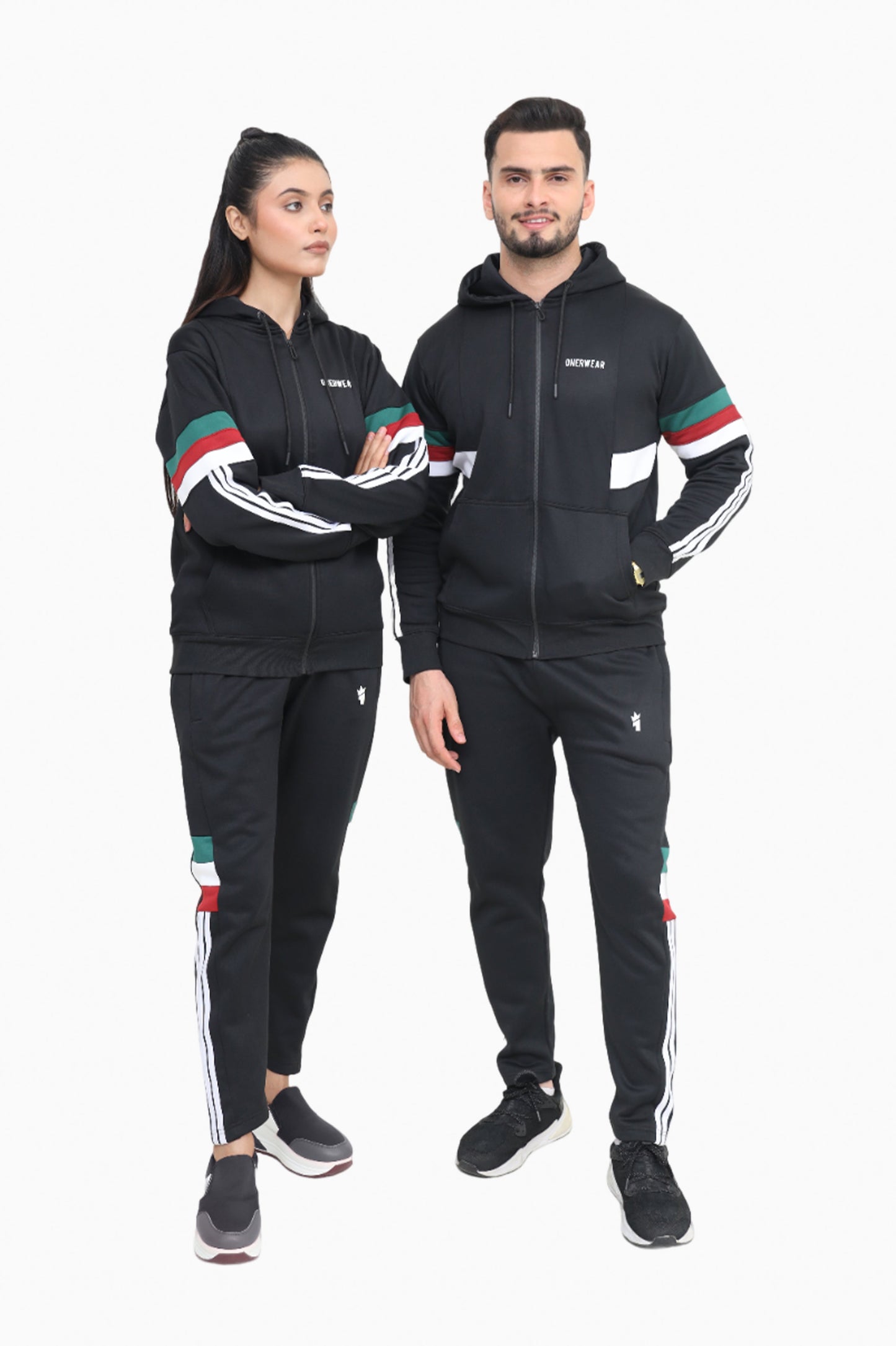 Tri Flare Black - Winter Tracksuit